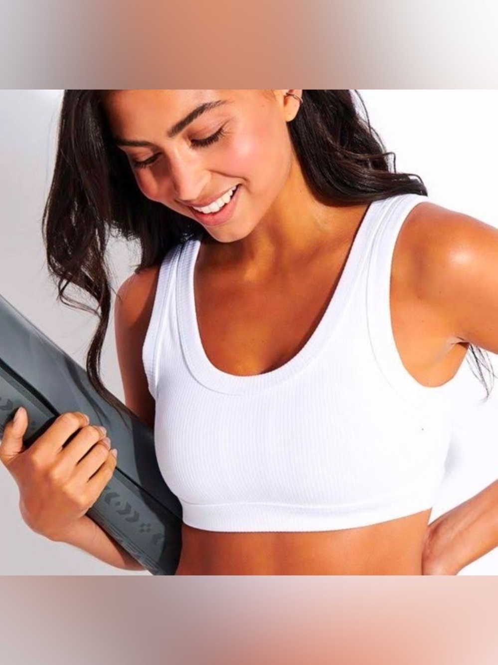 ALO Yoga Wellness Bra White Small BNWT SOLD OUT!